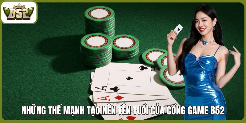 Những thế mạnh tạo nên tên tuổi của cổng game B52